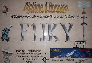 Diplôme d'Honneur Iseramat 2007